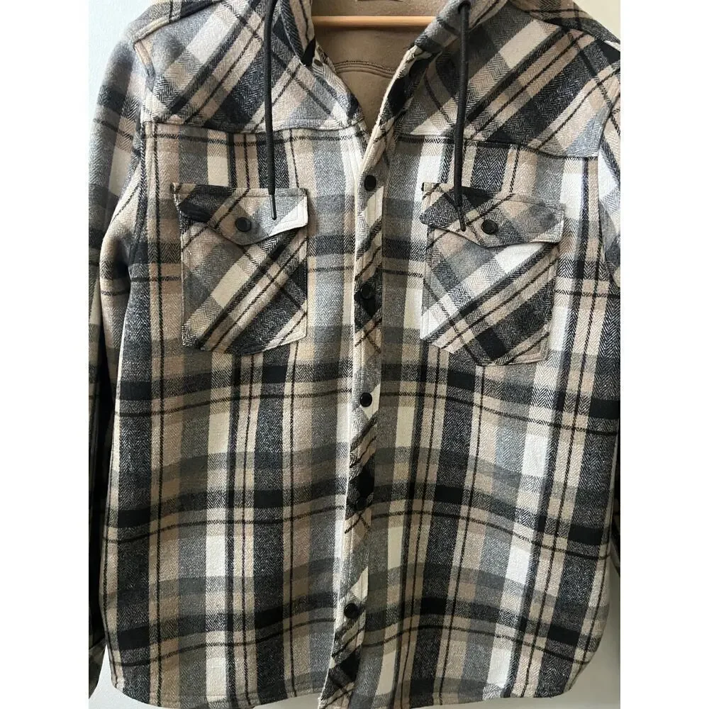 Departwest plaid jacket men's size XL